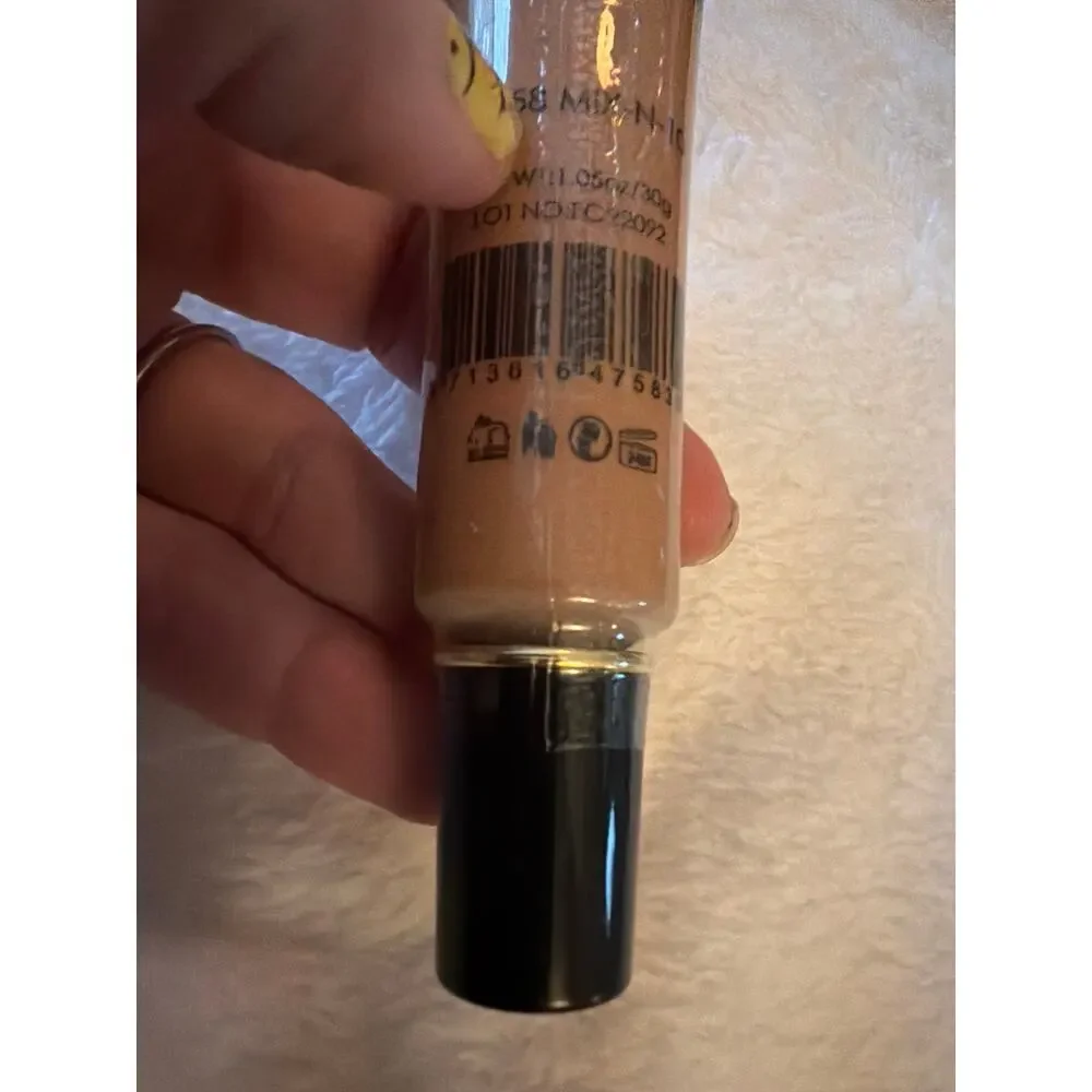 Amuse Matte Finish Foundation #158 Mix-N-10 Full Coverage Liquid Makeup 1.05 oz